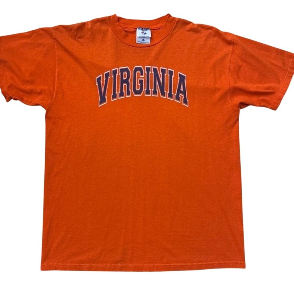 Virginia Cavaliers NCAA Orange Vintage 90s Jerzees shirt Size Large